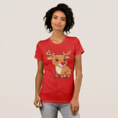 Baby rendier t-shirt (Voorkant volledig)