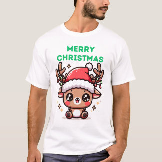 Baby Rendieren - Vrolijk kerstfeest T-shirt
