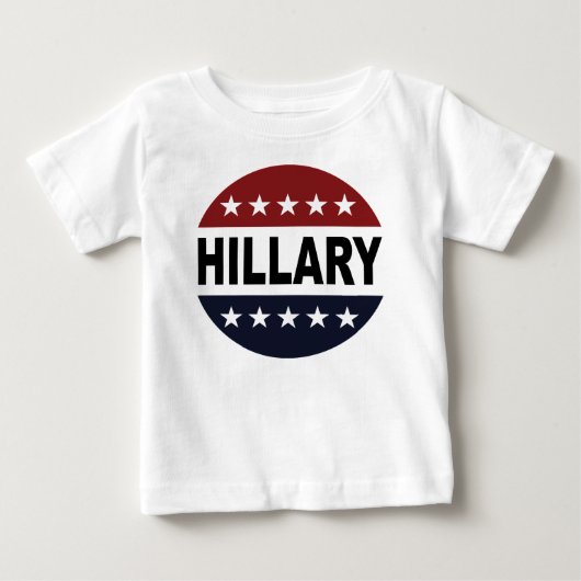 Baby Retro Hillary 2016 Button Shirt (Voorkant)
