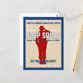 Baby Reveal - Je bent opgenomen in de Pop Squad Briefkaart