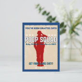 Baby Reveal - Je bent opgenomen in de Pop Squad Briefkaart (Staand voorkant)