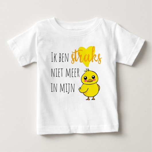 Baby reveal Niet meer in mijn eendje schattig (Voorkant)