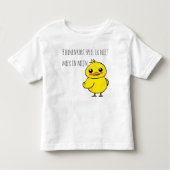 Baby reveal Niet meer in mijn eendje schattig Kinder Shirts (Voorkant)