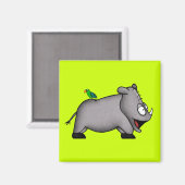 Baby Rhino Magneet (Voorkant / Achterkant)