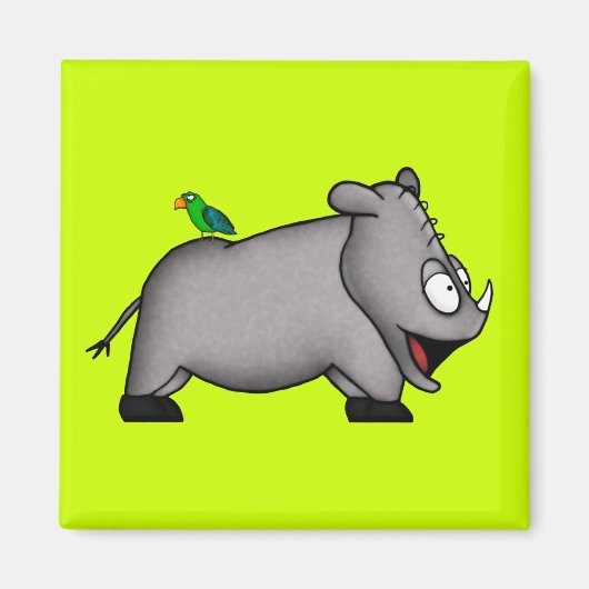 Baby Rhino Magneet (Voorkant)
