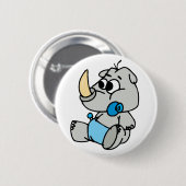 Baby Rhino Ronde Button 5,7 Cm (Voorkant /achterkant)