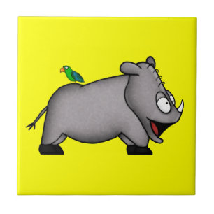 Baby Rhino Tegeltje