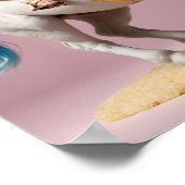 Baby rijden op een eenhoorn poster (Hoek)