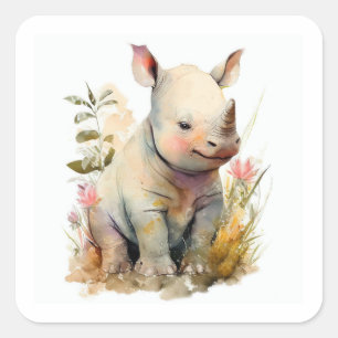Baby Rijnvierkant sticker