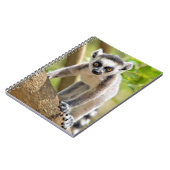 Baby ringstaartmaki notitieboek (Linkerzijde)