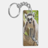 Baby ringstaartmaki sleutelhanger (Voorkant Links)