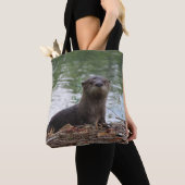 Baby River Otter Tote Bag (Dichtbij)
