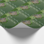 Baby Robin Fledgling Bird Natuur Cadeaupapier (Hoek)