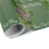 Baby Robin Fledgling Bird Natuur Cadeaupapier (Rol Hoek)