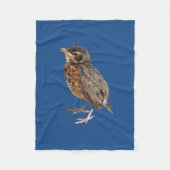 Baby Robin Fleece Blanket (Voorkant)