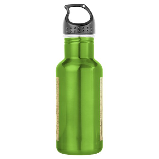 Baby Robin met Violets Waterfles (Achterkant)