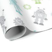 Baby robots, verpakkingspapier cadeaupapier (Rol Hoek)