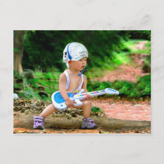Baby Rock Star Briefkaart