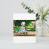 Baby Rock Star Briefkaart (Staand voorkant)