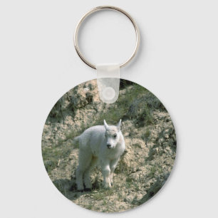 Baby Rocky Mountain Goat Sleutelhanger