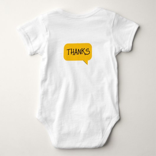 baby romper (Achterkant)