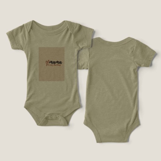 Baby romper (Ontwerp Voorkant & Achterkant)