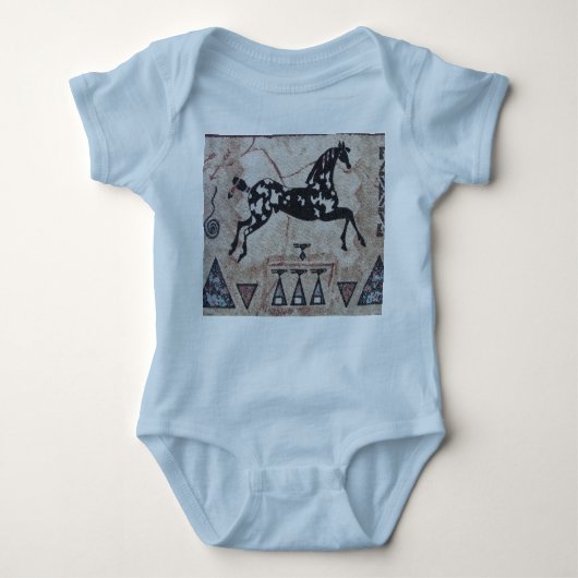 Baby-Romper-Indische Pony Romper (Voorkant)