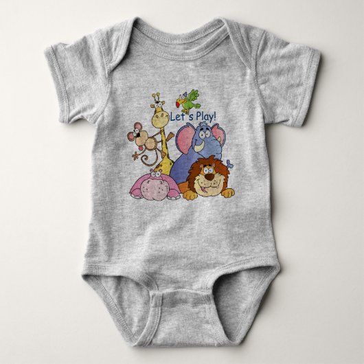 Baby Romper-Laten we spelen! Romper (Voorkant)