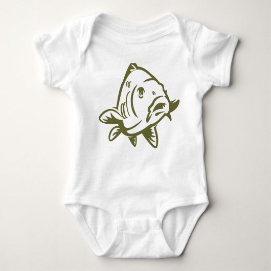Baby romper met karper (Voorkant)