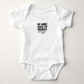Baby Romper - My Aunt Says I'm Perfect (Voorkant)