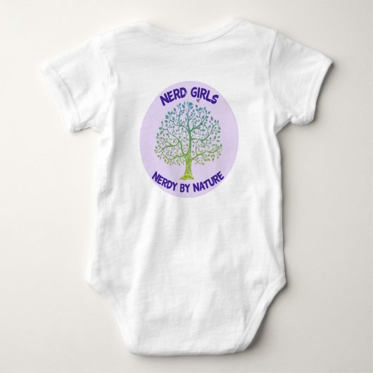 Baby Romper - Nerdy door Natuur (Achterkant)