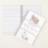 Baby Romper Pet Schoenen Meisje Baby shower Gesche Notitieboek (Binnen)