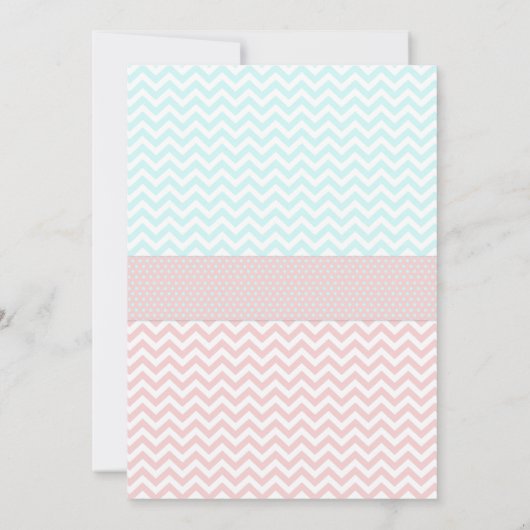 Baby Romper Suits Gender onthult feestelijke uitno Kaart (Achterkant)