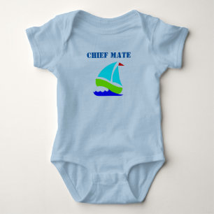 Baby Romper van de Chief Mate van het schip