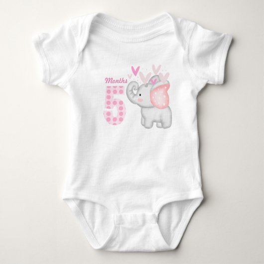 Baby romper van vijf maanden (Voorkant)