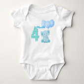 Baby romper vier maanden (Voorkant)