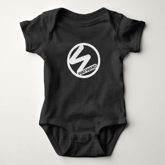 Baby Romper White Wayward Logo (Voorkant)