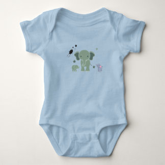 baby romper witte olifant