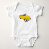 baby rompertje met afbeelding Citroën DS trapauto (Voorkant)