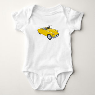 baby rompertje met afbeelding Citroën DS trapauto