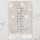 Baby Rond de Wereld Sneeuwman Baby shower (Achterkant)