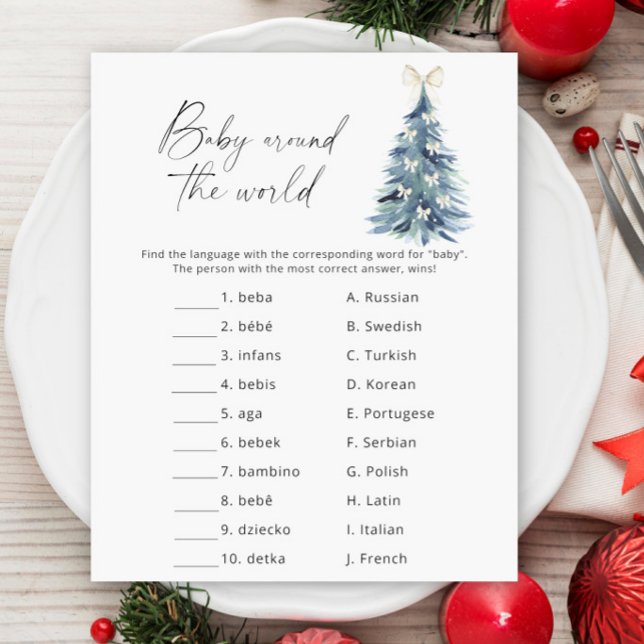 Baby Rond de wereld - Winter Baby Shower (Creator heeft geüpload)
