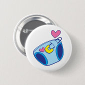 Baby Ronde Button 5,7 Cm (Voorkant /achterkant)