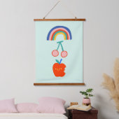 Baby Room Apple Regenboog Kleurrijke Kwekerij Hangend Wandkleed (Slaapkamer)