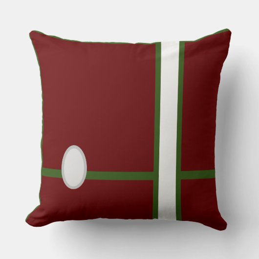 Baby Room CUTE _DARK RED,GREEN,RMDESIGNFLO55 Kussen (Voorkant)