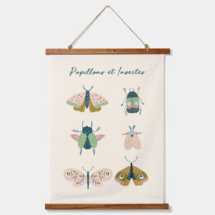 Baby Room Nursery Butterflies en Beetle Hangend Wandkleed