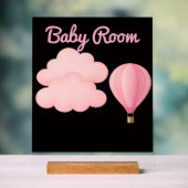 Baby Room Sign Acryl Bord (Neutraal)