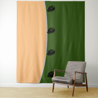 Baby RoomCUTE_GREEN_BLACK_GRAY_ RMDESIGNFLO55 Wandkleed