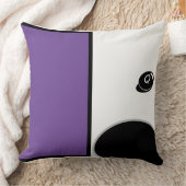 Baby RoomCUTE _paars, WHITE, BLACK, RMDESIGNFLO55 Kussen (Deken)