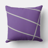 Baby RoomCUTE _paars, WHITE, BLACK, RMDESIGNFLO55 Kussen (Achterkant)